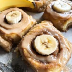 Peanut Butter Banana Cinnamon Rolls