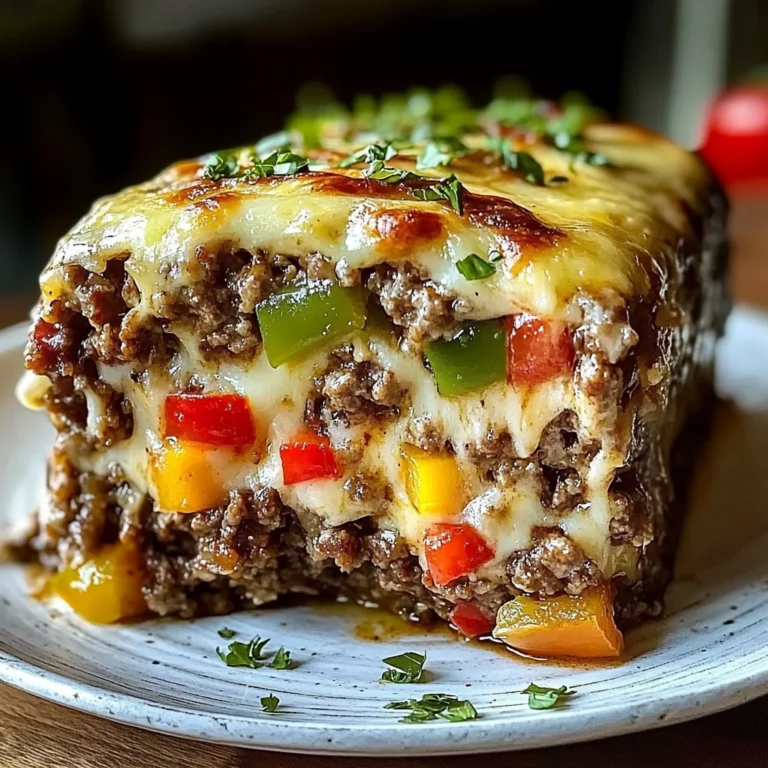 Philly Cheesesteak Meatloaf: A Cheesy, Beefy Twist on a Comfort Food Classic