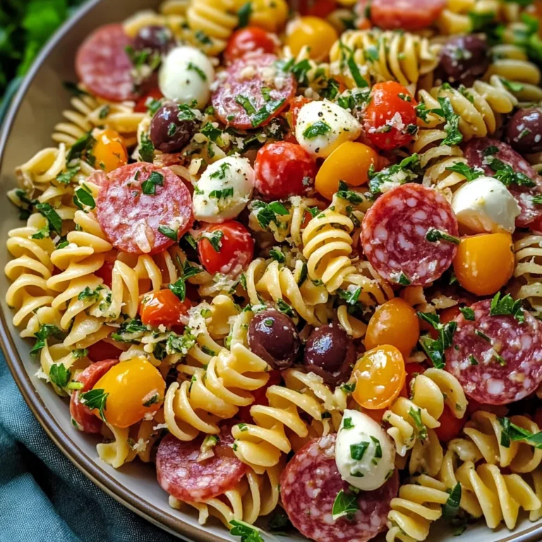Quick Italian Pasta Salad (with 1 Secret Ingredient) - Alrightwithme