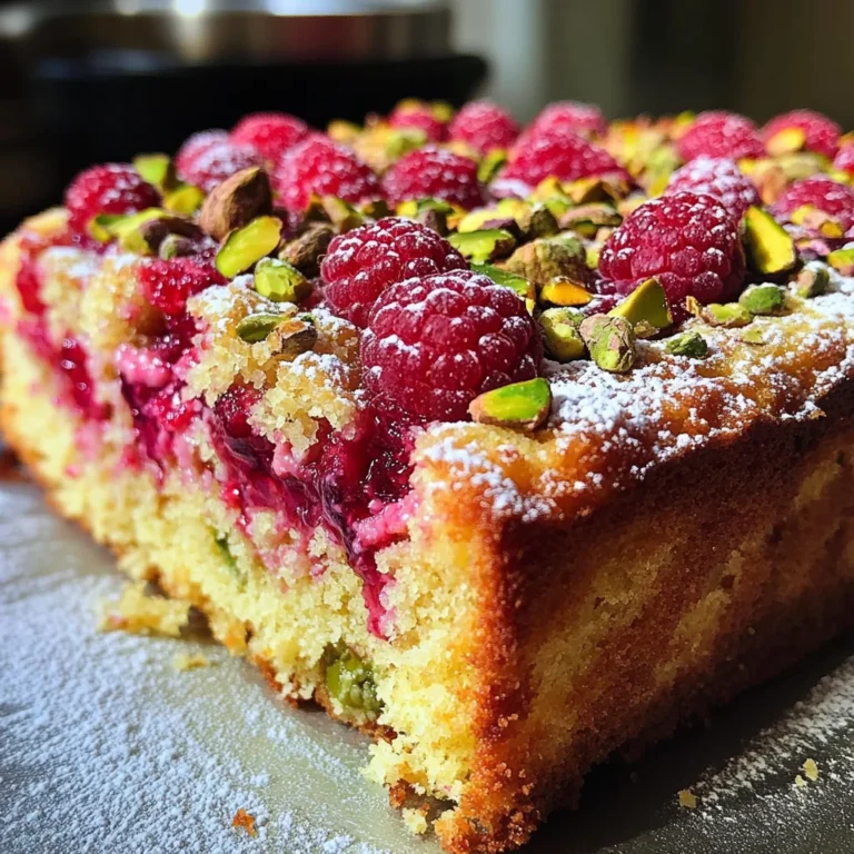 Raspberry Orange Pistachio Ricotta Cake: A Flavor Delight