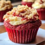 Red Velvet Cream Cheese Muffins