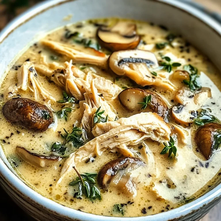 Rotisserie Chicken Mushroom Soup