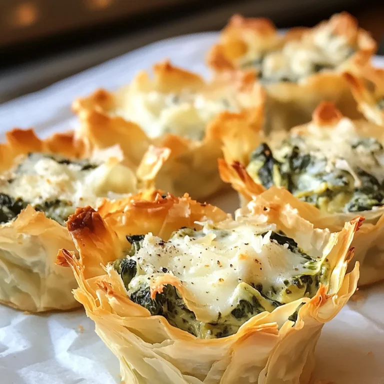 Spinach and Artichoke Dip Cups
