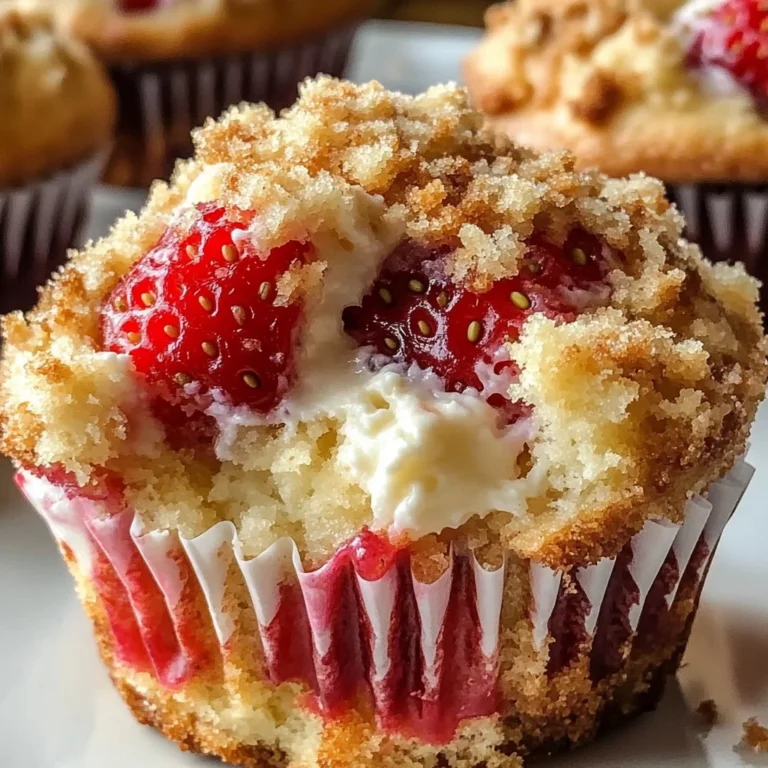 Strawberry Cream Cheese Muffins