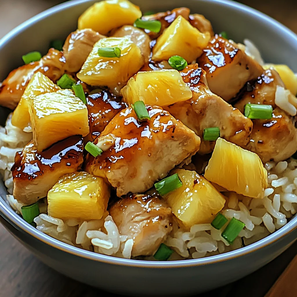 Sweet and Savory Pineapple Chicken and Rice Recipe
