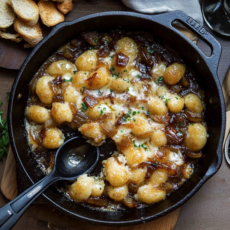 French Onion Gnocchi