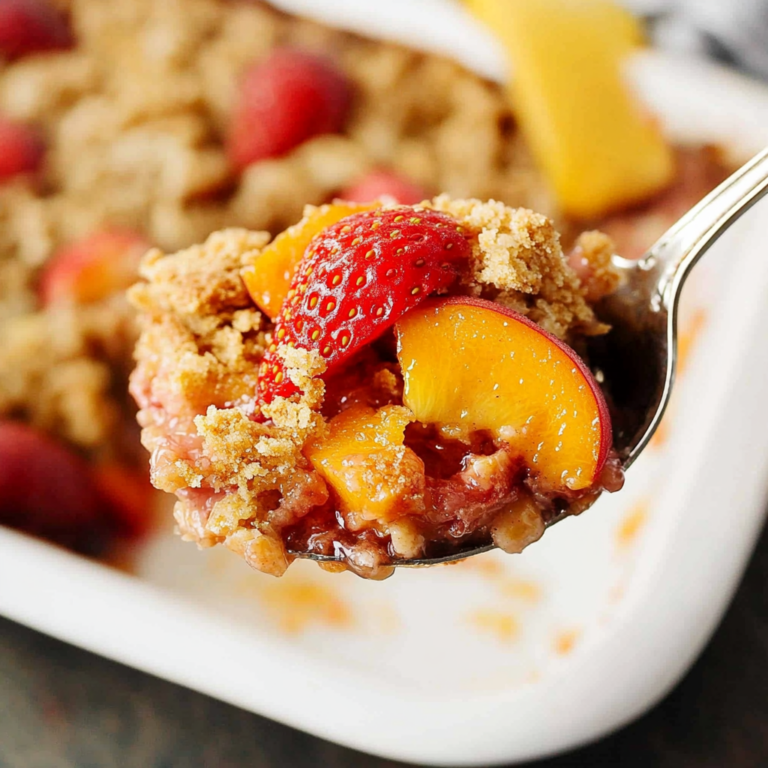 Strawberry Peach Crisp