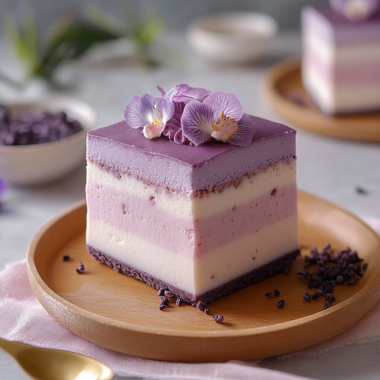 Taro Milk Tea Cake