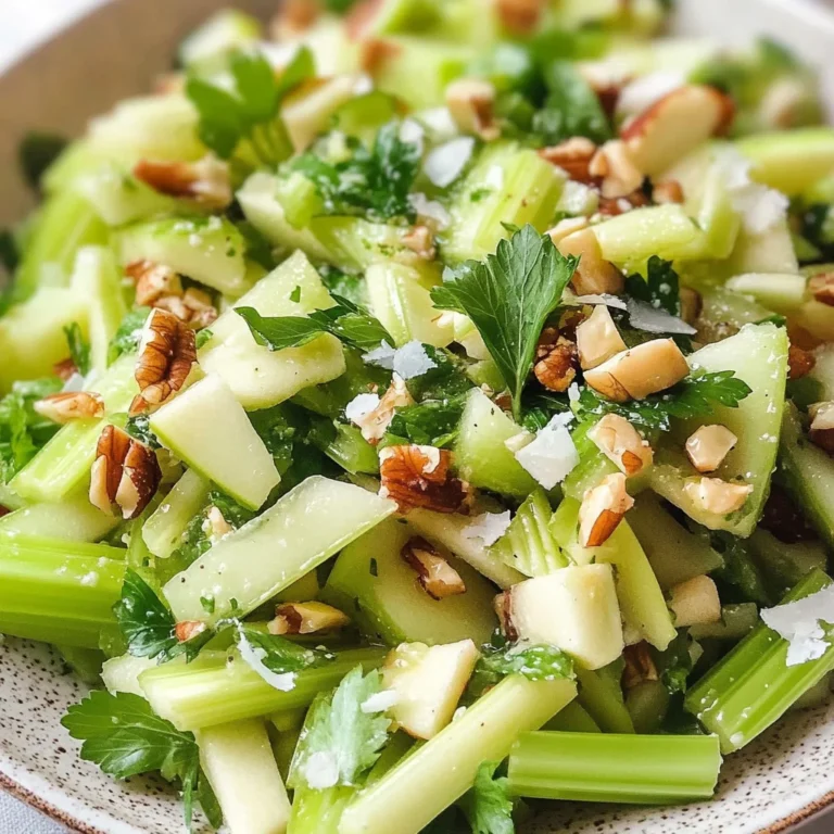 Anti-Inflammatory Celery, Apple and Walnut Salad