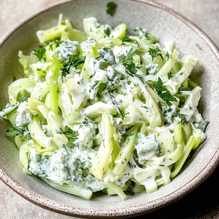 Blue Cheese Celery Slaw Recipe