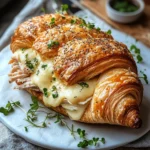 Buttery Garlic Baked Croissants with Turkey & Havarti Recipe