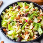 Celery and Apple Salad with Almonds and Dates