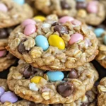 Chewy Cadbury Egg Oatmeal Chocolate Chip Easter Cookies Delight