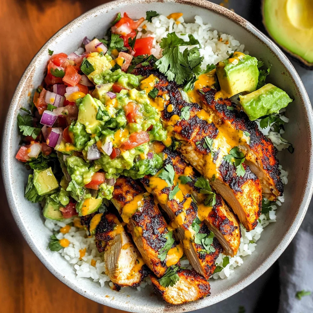 Cilantro Lime Chicken Bowls