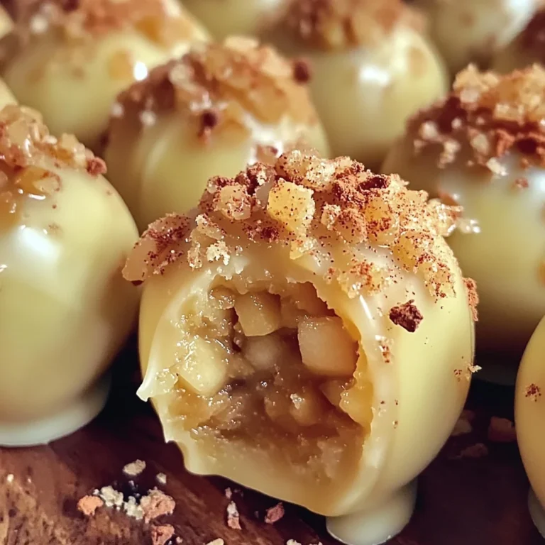Comforting Caramel Apple Truffles