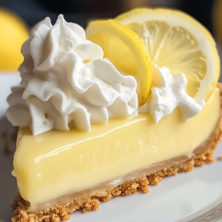 Creamy Lemon Pie