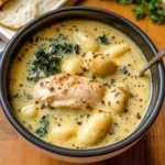 Creamy Winter Lemon Chicken Gnocchi Soup