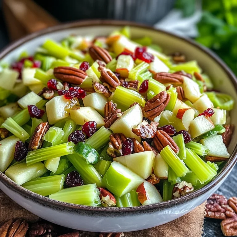 Delicious Harvest Celery Salad with Sweet Maple-Pecan Twist