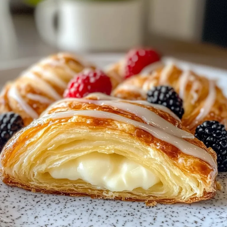 Deliciously Flaky Cheese Danish