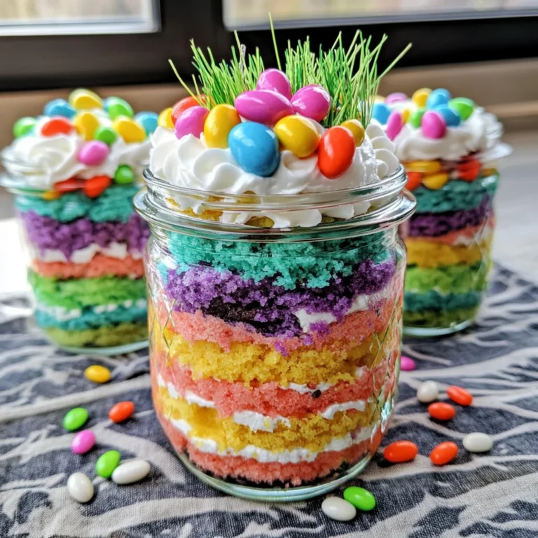 Easter Cake in a Jar