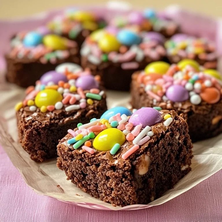 Easter Egg Brownies