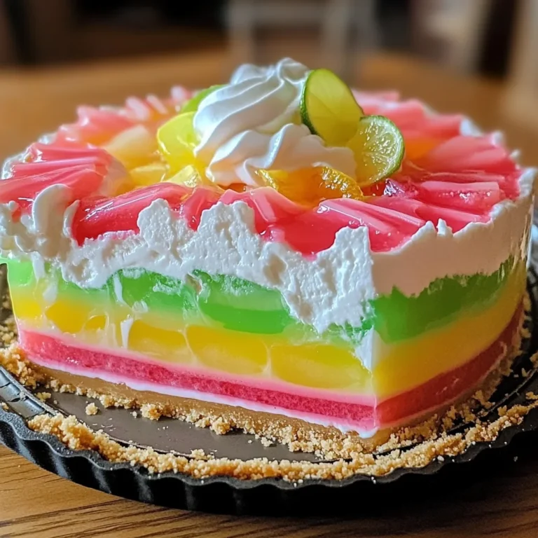 Easter No Bake Jello Pie