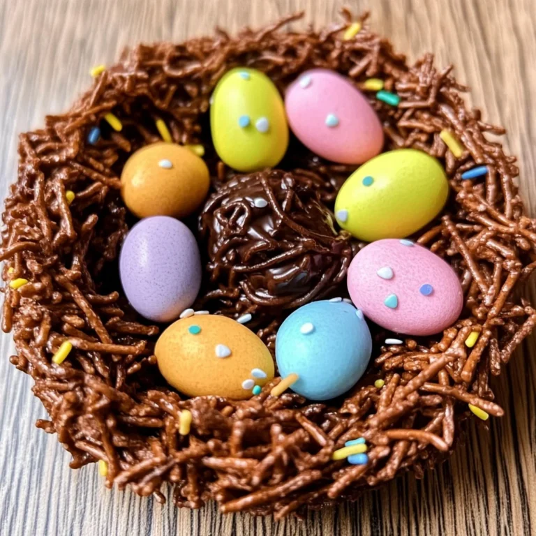 Easy Birds Nests Cookies Recipe