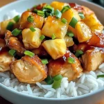 Easy Pineapple Chicken with Rice: A Flavorful Tropical Twist