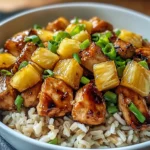 Honey Garlic Pineapple Chicken Bowl: A Tropical Delight!