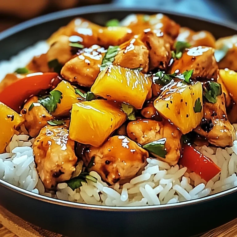 Irresistible Easy Pineapple Chicken and Rice Skillet Delight