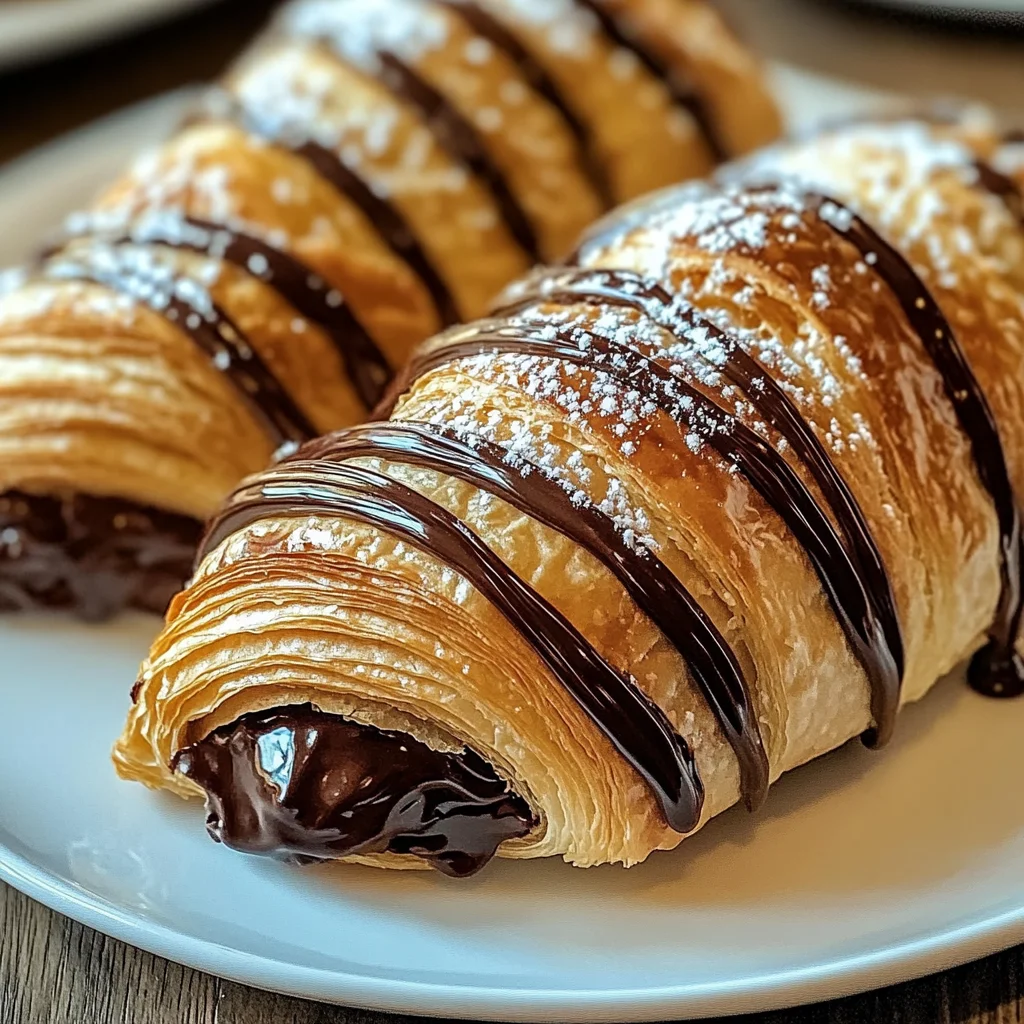 Irresistibly Flaky Chocolate Croissants for a Sweet Treat