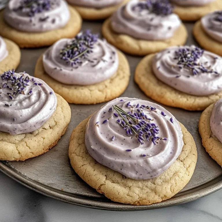 London Fog Cookies with Lavender Frosting Recipe