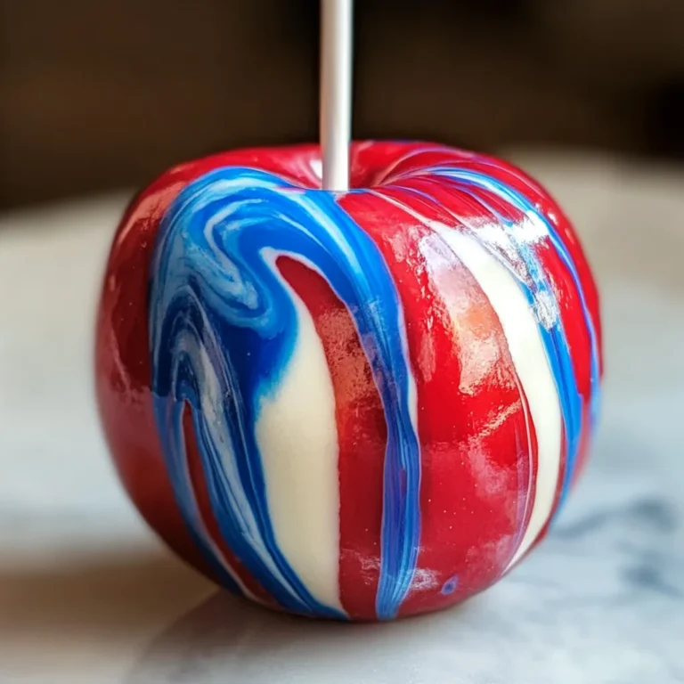 Marbled Effect Candy Apples