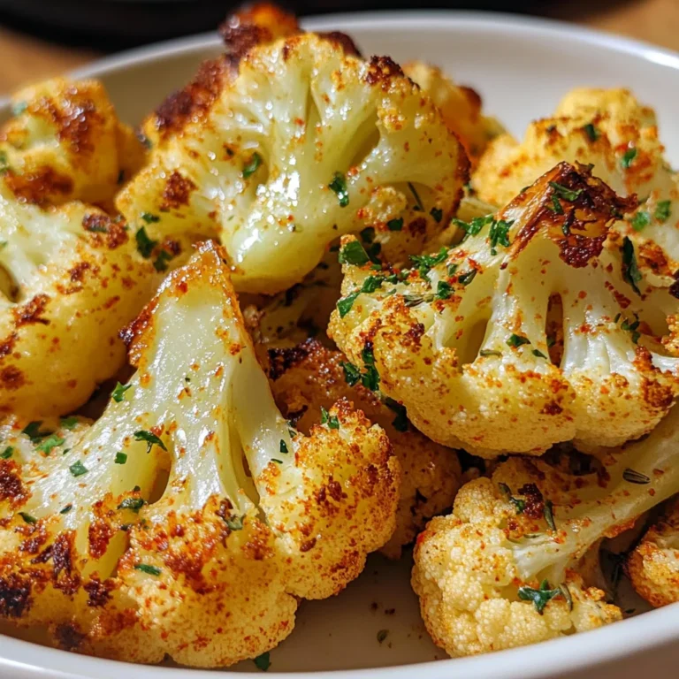 Mediterranean Marinated Cauliflower