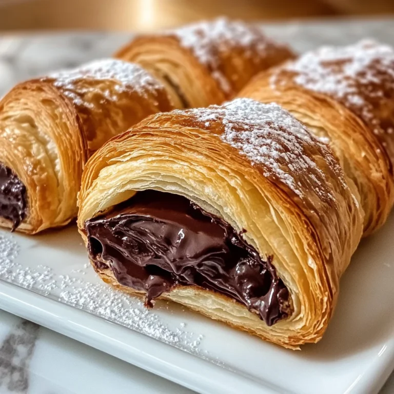 Melt-in-Your-Mouth Chocolate Croissants Made Easy at Home