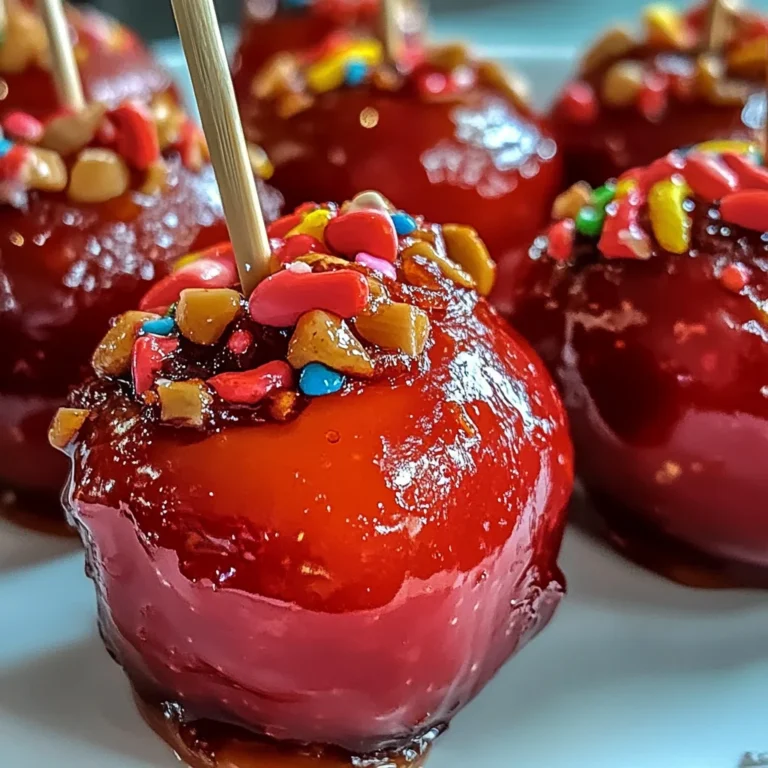 Mini Candy Apple Bites
