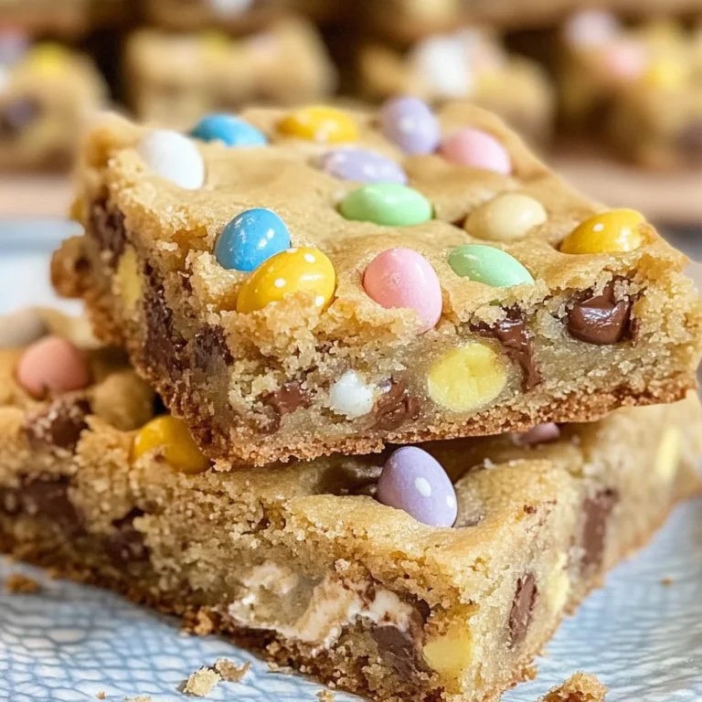 Mini Egg Cookie Bars!
