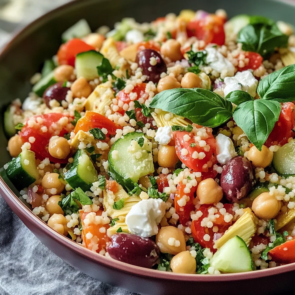Mouthwatering Mediterranean Couscous Salad