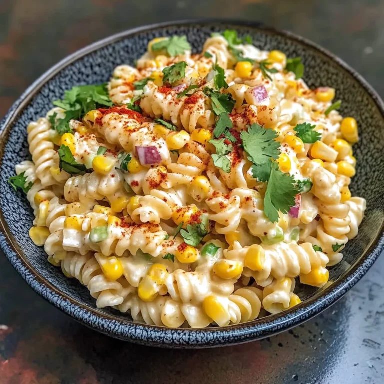 Perfect Mexican Street Corn Pasta Salad - homefoodkitchen
