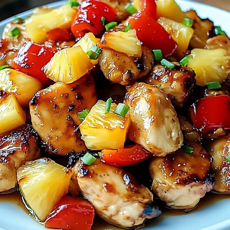 Pineapple Chicken and Rice Recipe -Tropical Dinner Ideas