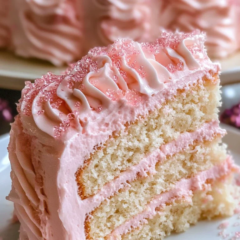 Pink Cchicken hampagne Cake Recipe