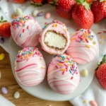 Strawberry Cheesecake Easter Egg Bites