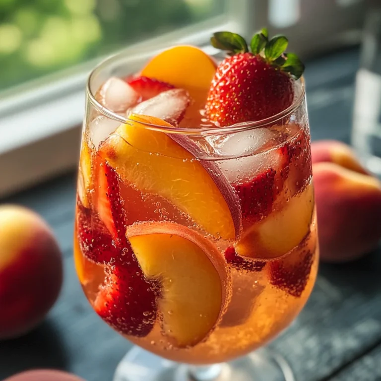 Strawberry Peach Sangria
