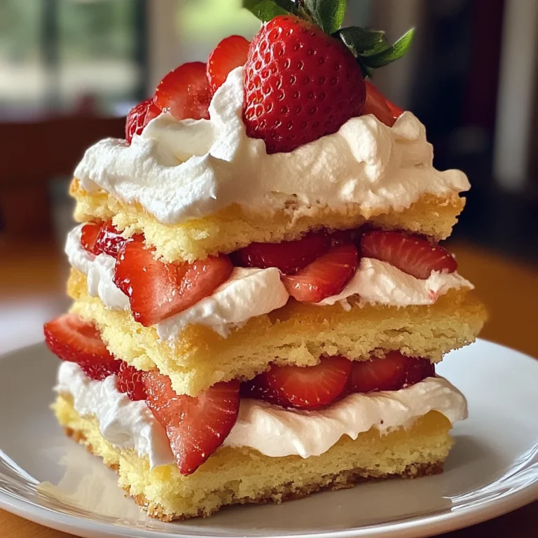 Strawberry Shortcake Recipe with Lemon Curd Whipped Cream