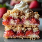 Strawberry Shortcake Streusel Bars