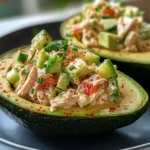 Stuffed Avocado with Chicken Salad