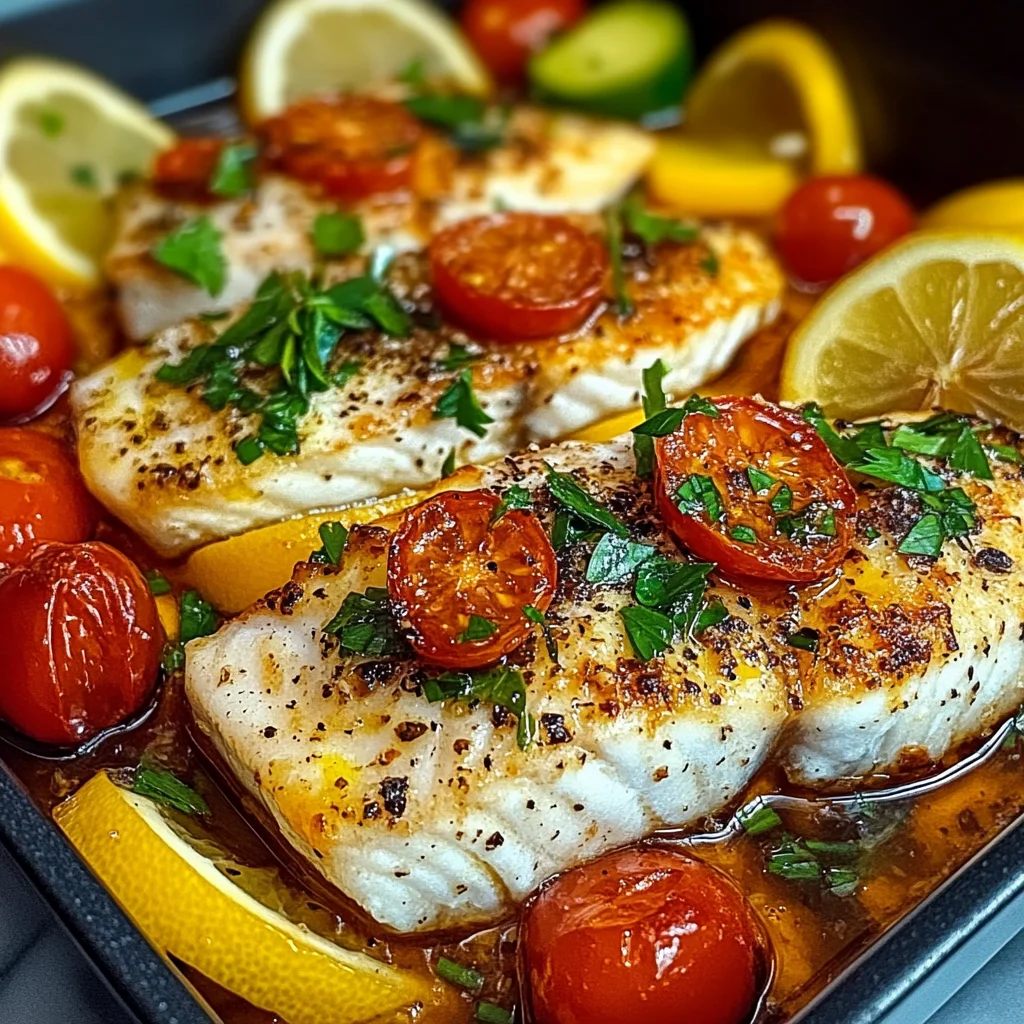 The Best Mediterranean Baked Fish! Easy