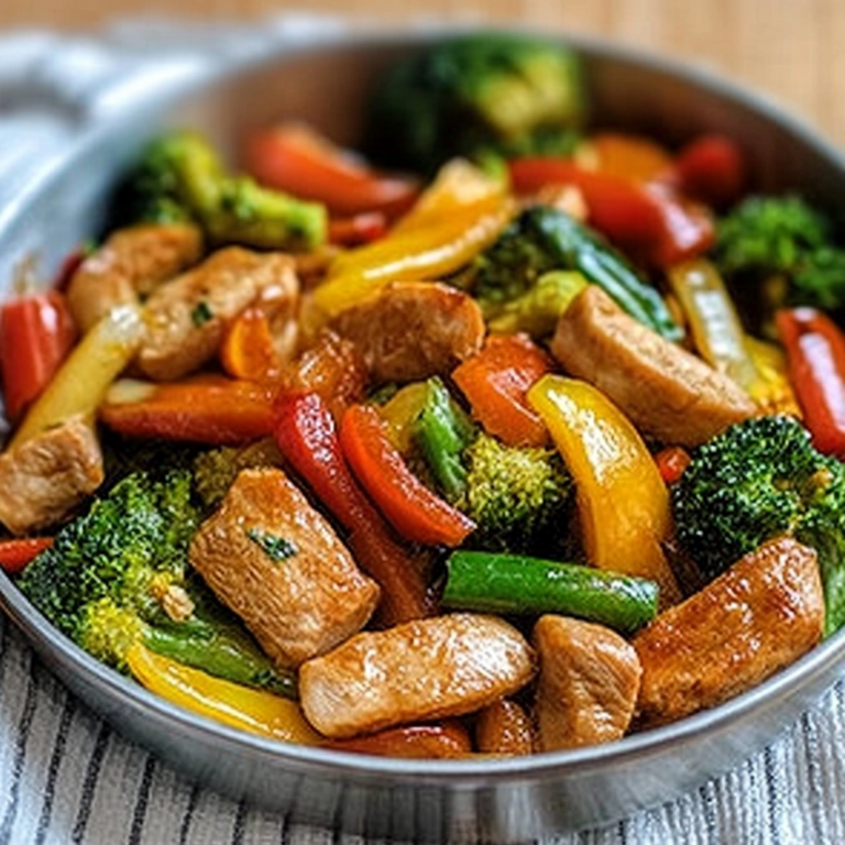 Delicious Chicken Stir-Fry with Fresh Vegetables