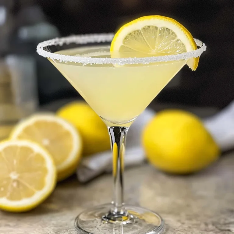 3 Ingredient Lemon Drop Martini