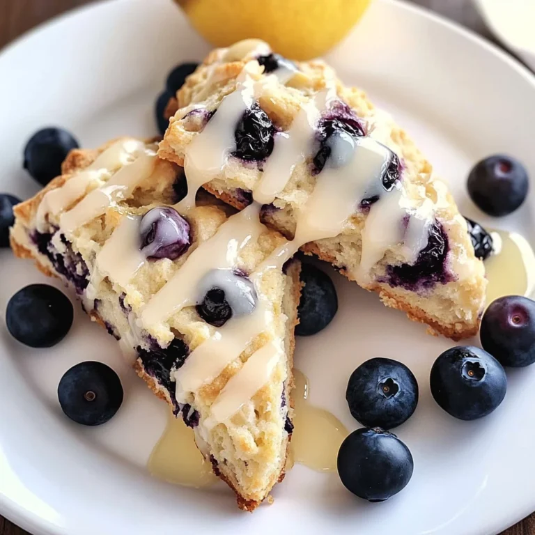 Amazing Lemon Blueberry Scones